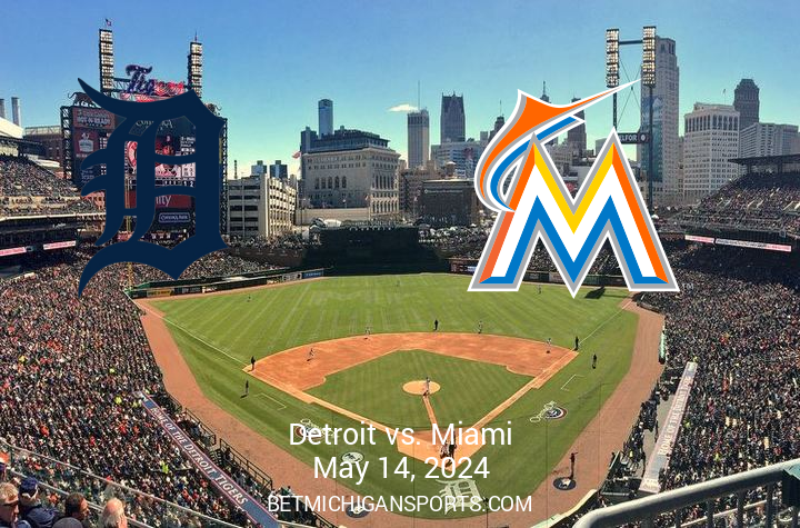 Preview: Miami Marlins Clash with Detroit Tigers at Comerica Park on May 14, 2024