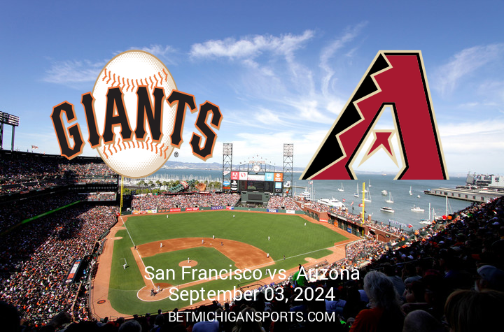 Matchup Preview: Arizona Diamondbacks Clash with San Francisco Giants on September 3, 2024 at 9:45 PM